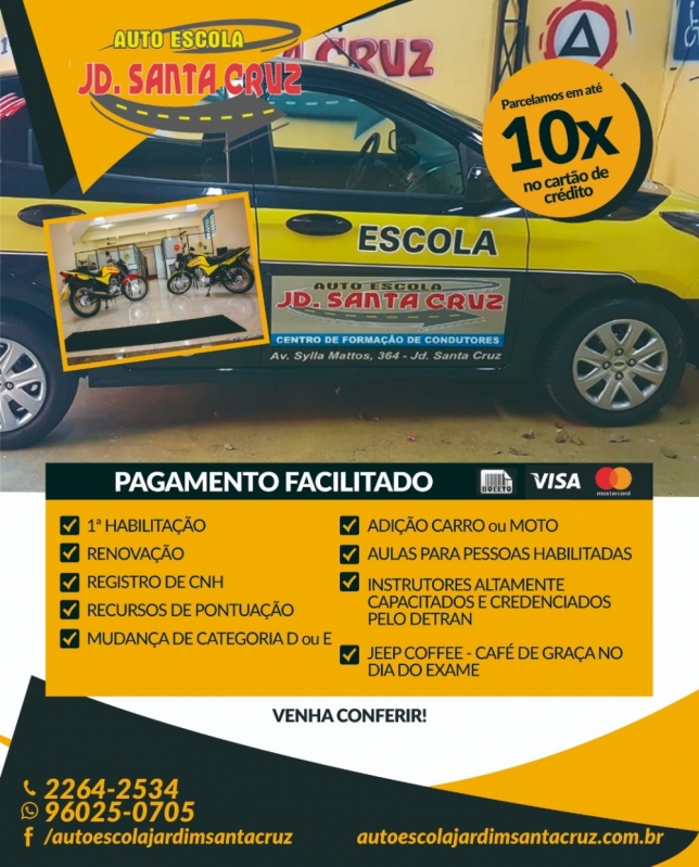 Auto Escola de Categoria D Cnh Chácara Klabin - Categoria B Cnh