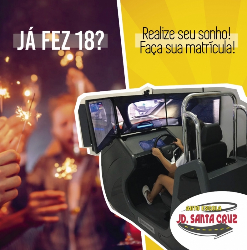 Primeira Aula de Habilitação Santa Cecília - Primeira Habilitação Carro