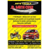 auto escolas para habilitados Santa Cecília